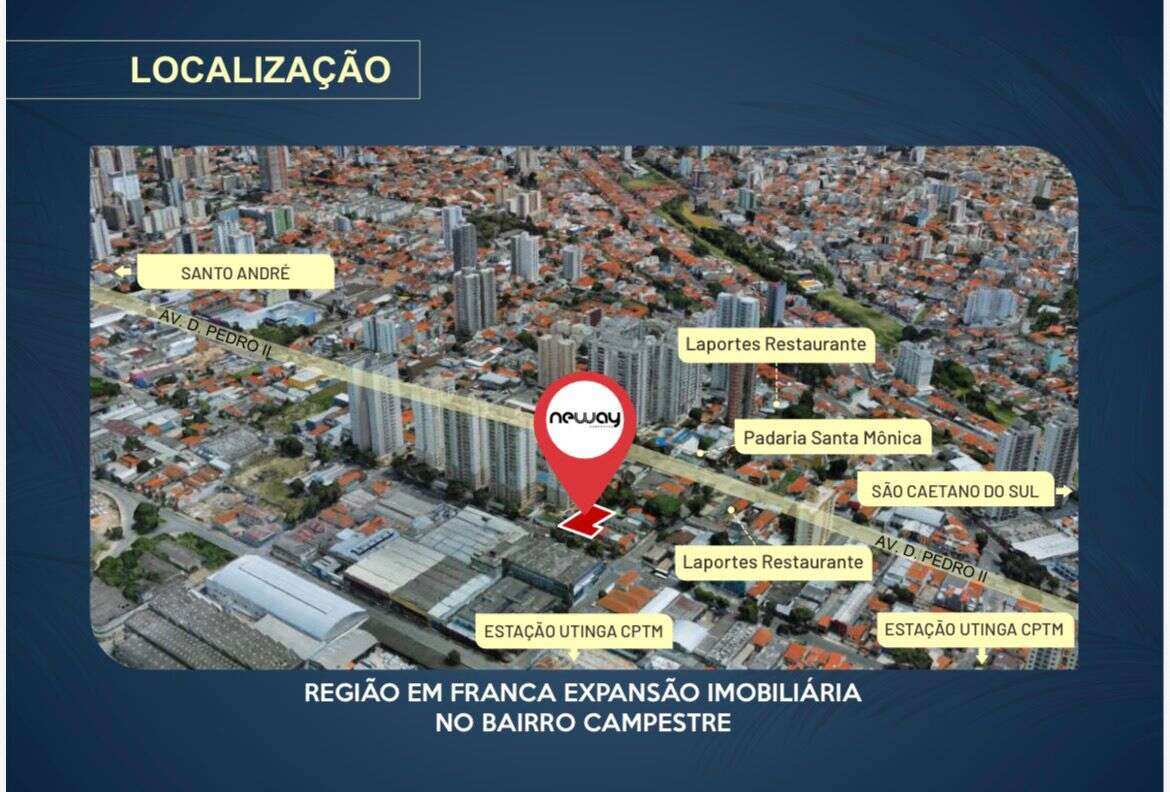 Apartamento à venda com 2 quartos, 56m² - Campestre,Santo André