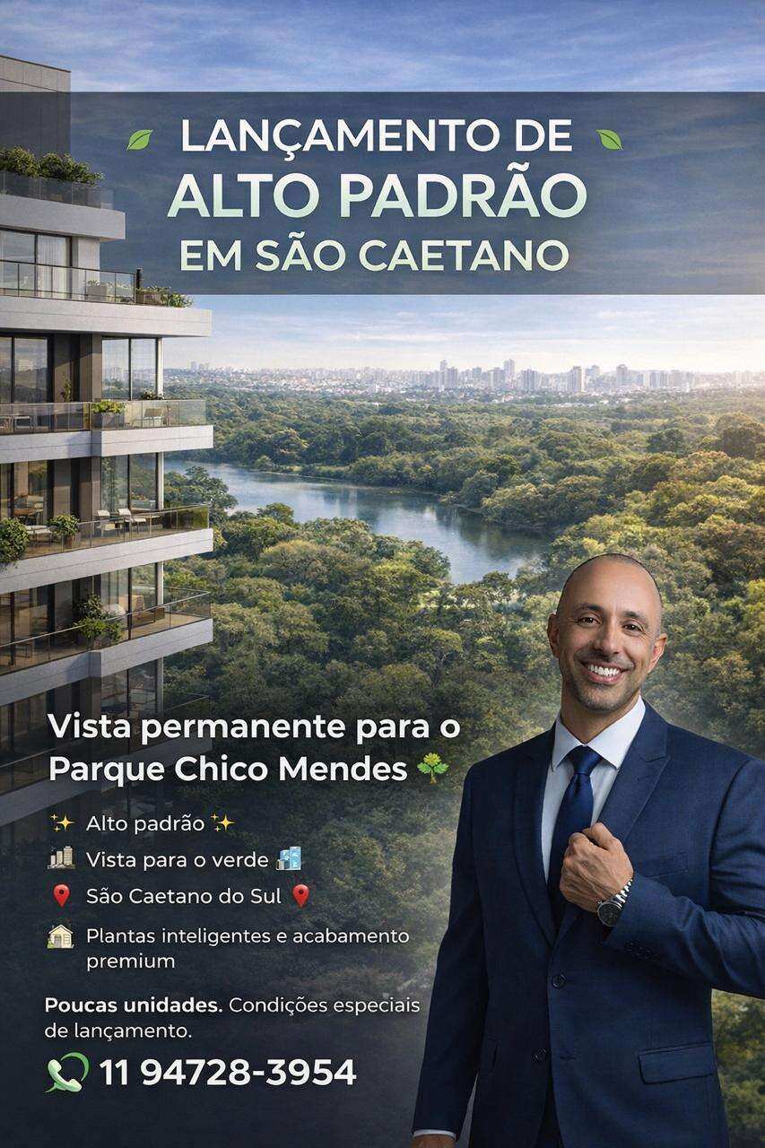 Apartamento de luxo à venda com 4 quartos, 105 a 170m² - São Jose,São Caetano do Sul