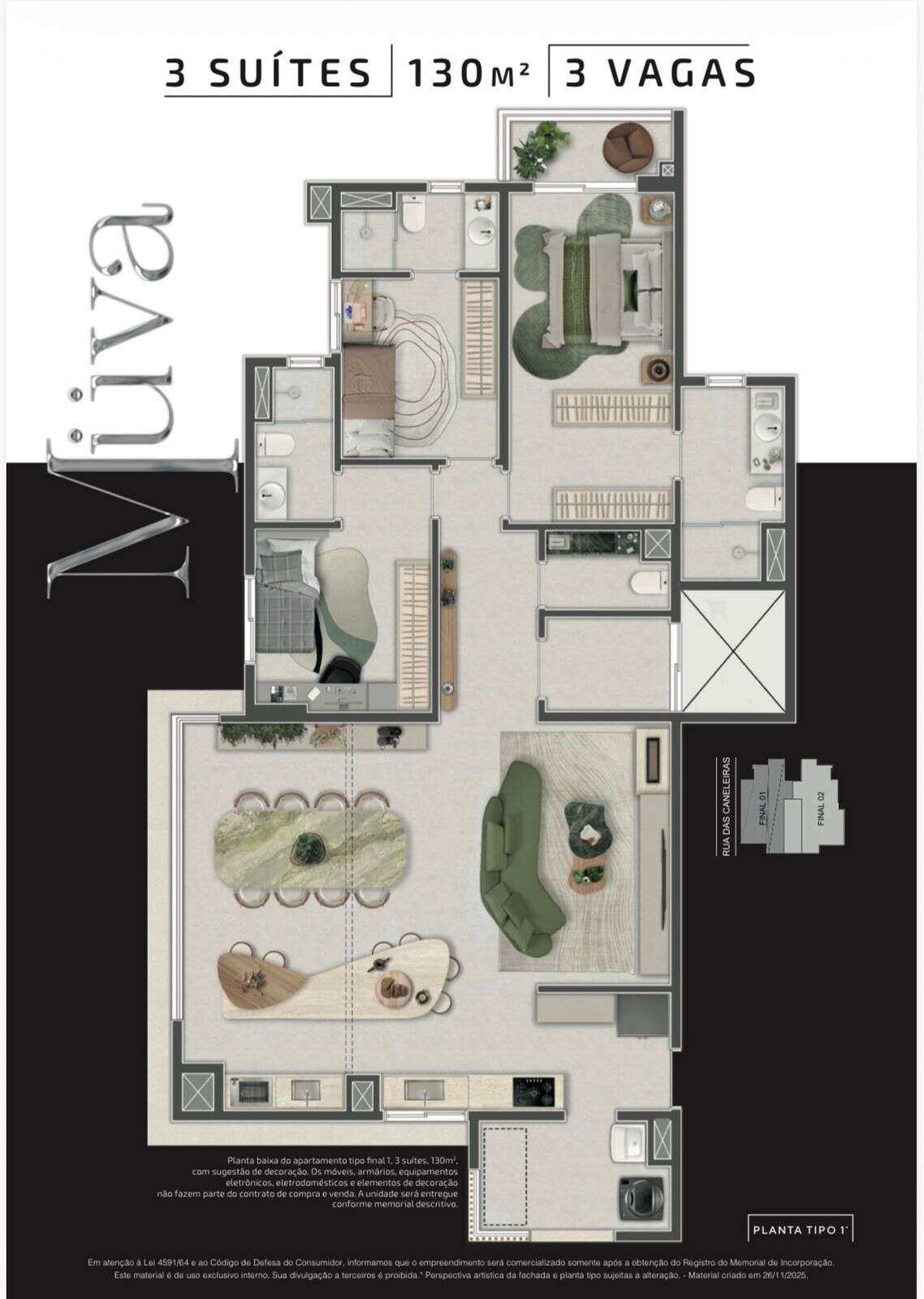 Apartamento à venda com 3 quartos, 130m² - Jardim,Santo André
